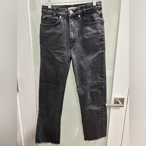 Sandro Black Denim Jeans SZ 36FR/26US